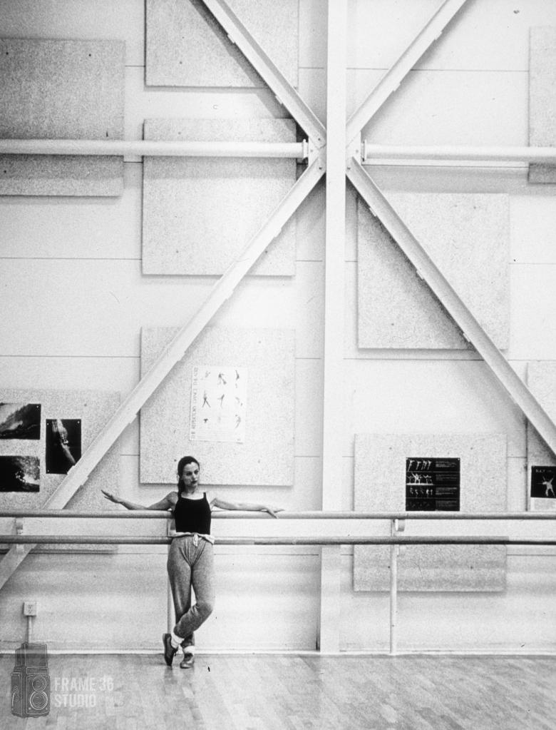 Choreographer watches her dancers