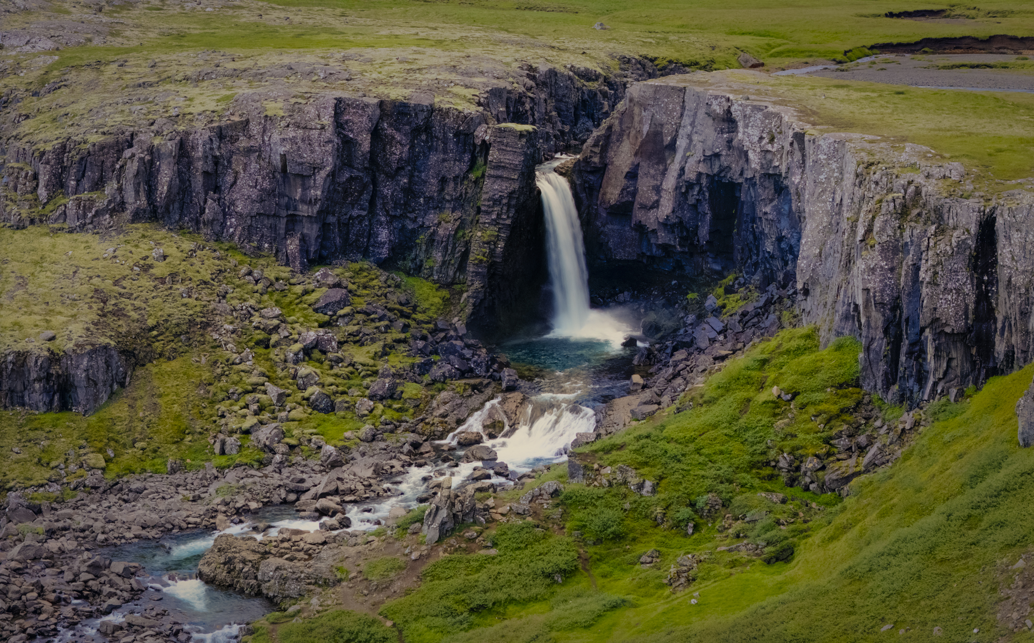Folaldafoss waterfall in Iceland
