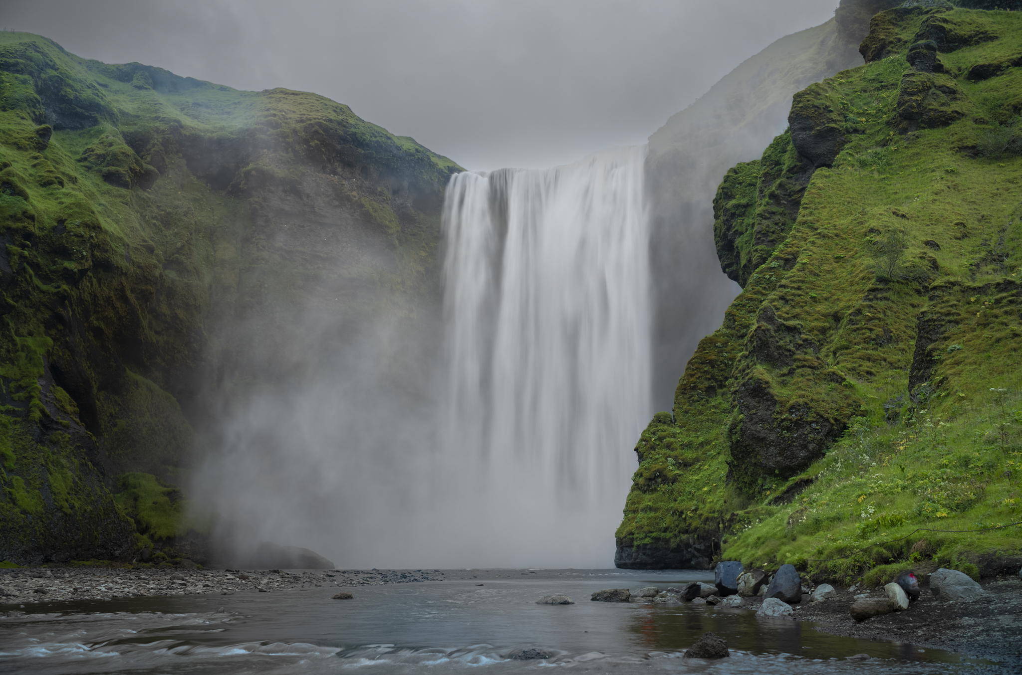 Skógafoss waterfall in Iceland