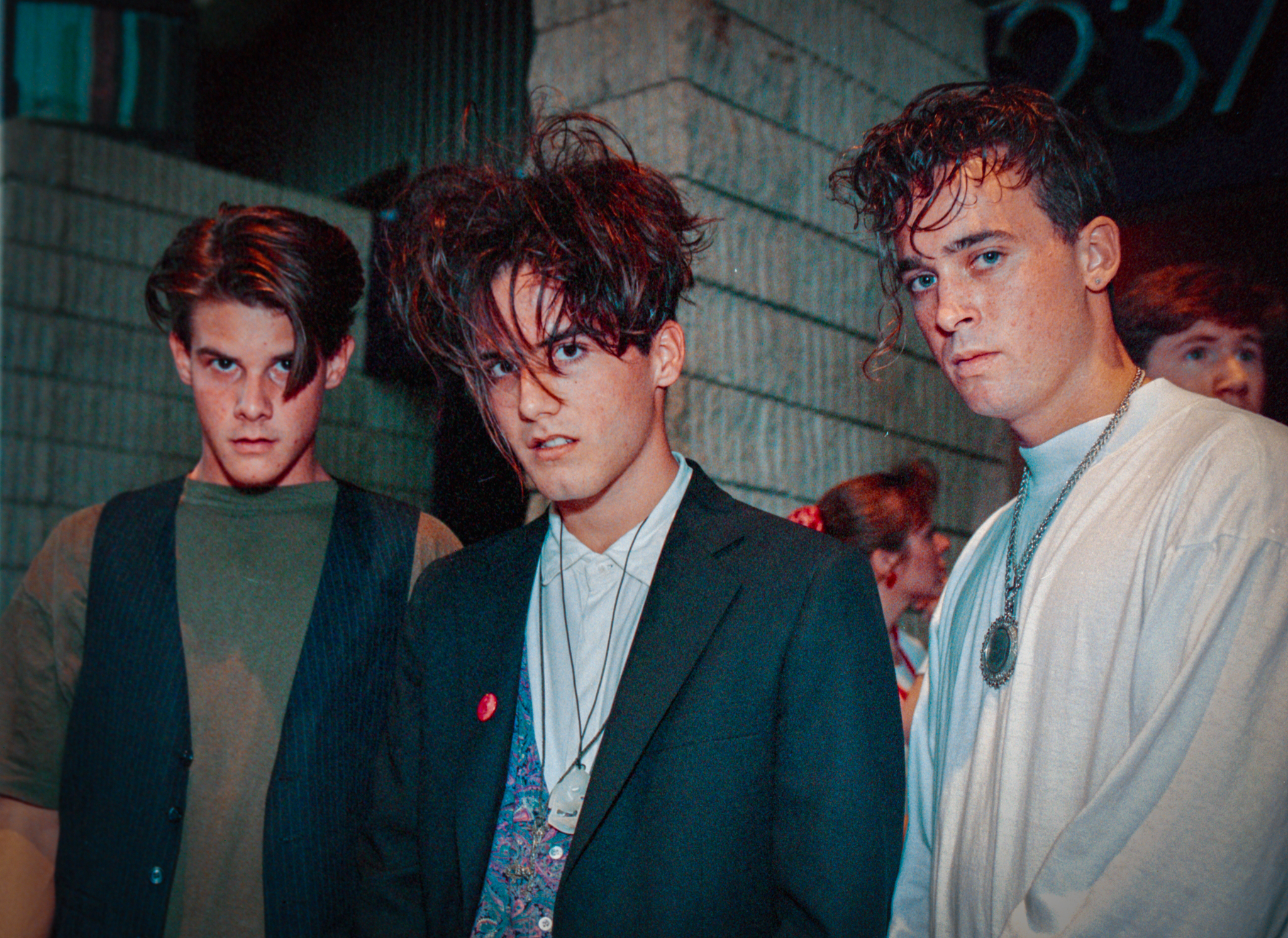 Fans at the Cure concert in Houston - 1989
