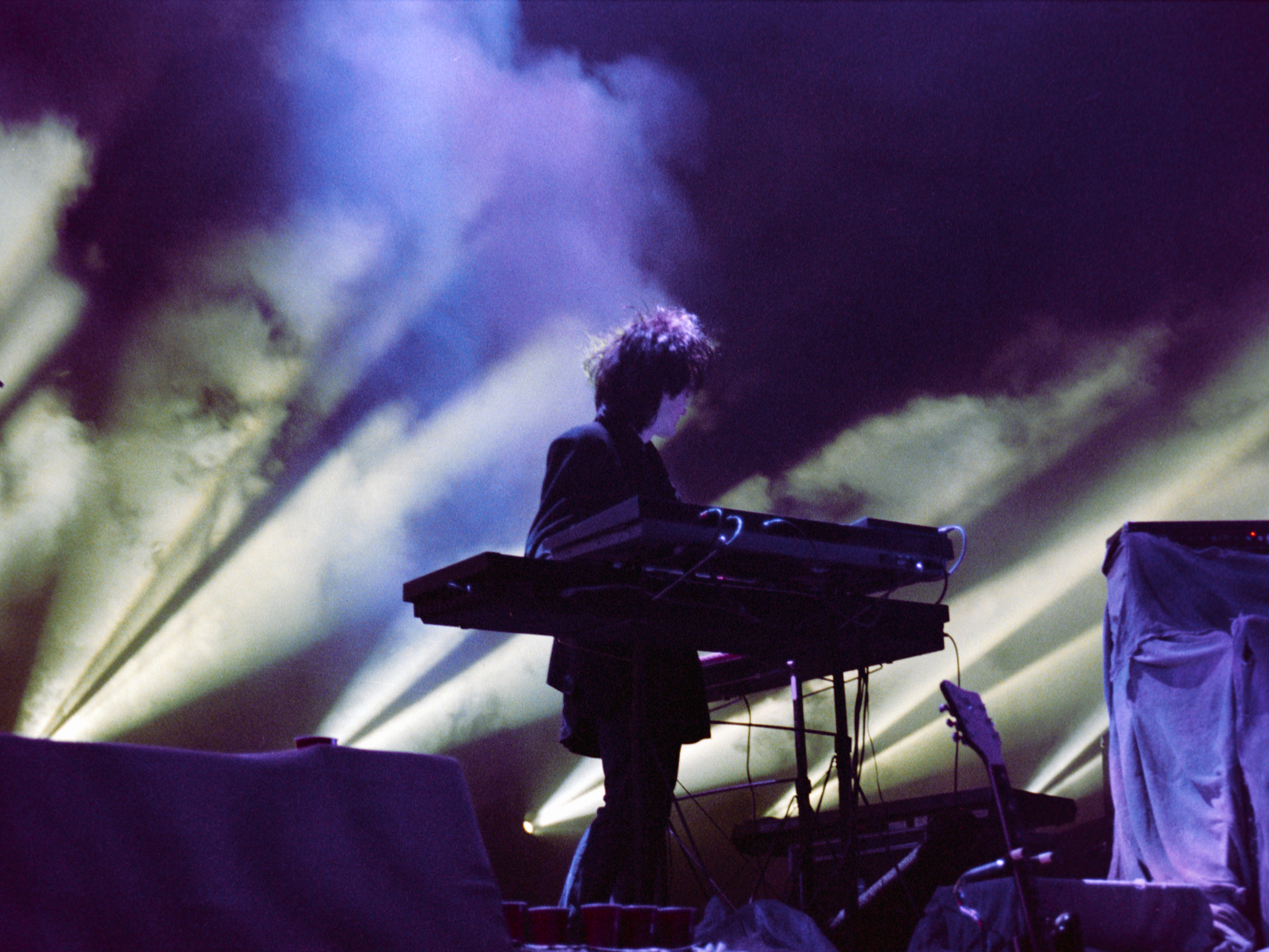 Lucerne, Switzerland Roger O’Donnell on keyboards with The Cure, Houston, 1989