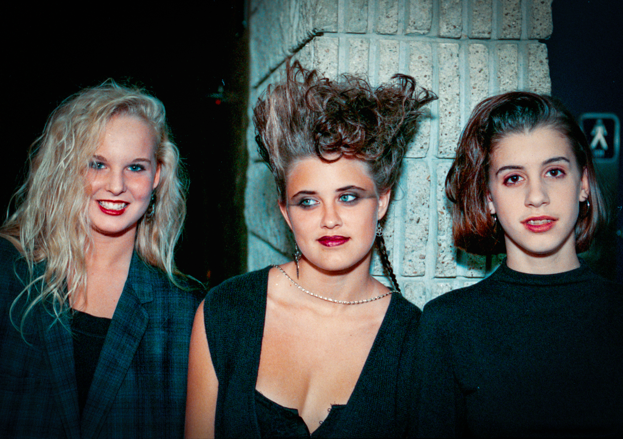 Bridal couple Villa Melzi Gardens 3 girls at the Cure concert Houston - 1989